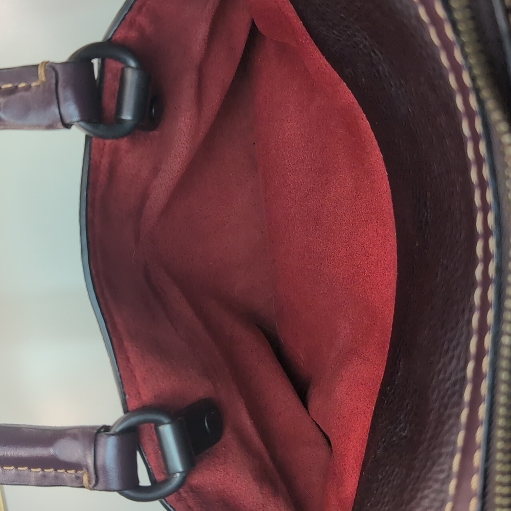 Coach 1941 Rogue Satchel In Oxblood - Picture 11 of 13
